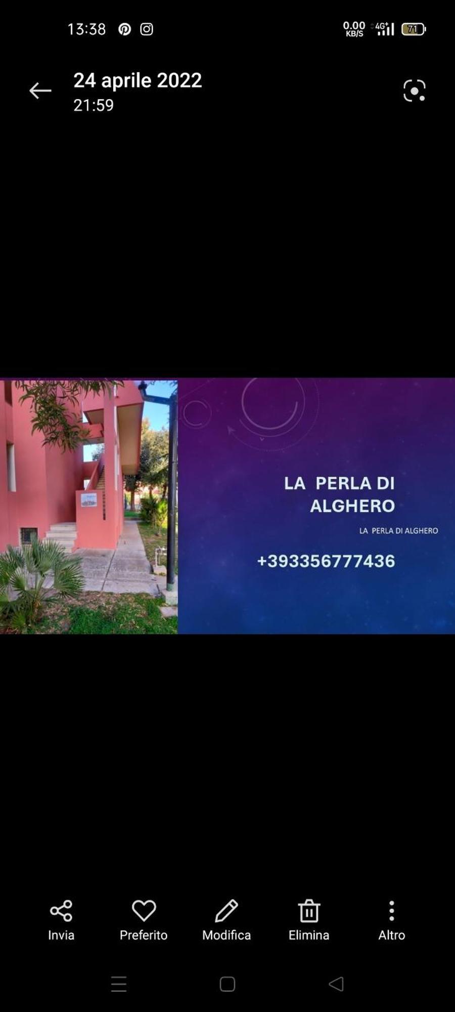 Ferienwohnung Residenza La Perla Alghero Exterior foto